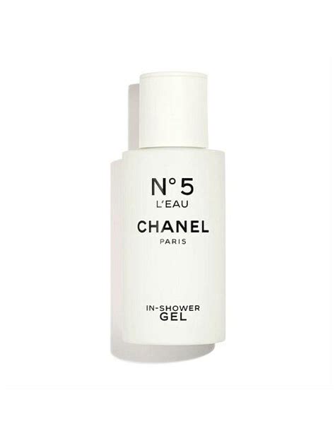 chanel no 5 l'eau in shower